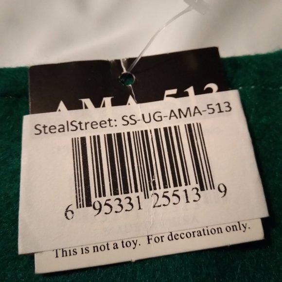 StealStreet SS-UG-AMA-513 Green Snowflake 18" Dancing Holiday Stocking - Picture 10 of 10